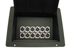 Load image into Gallery viewer, PROCRAFT FPPL-12X-BK - Recessed Stage Pocket / Floor Box 12 CH&#39;s - customizable