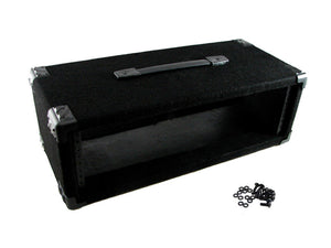 PROCRAFT 3U 9" Deep Rack Case in Black Carpet Wrap - Top Handle w/ Rack Screws