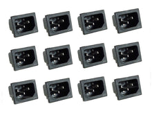 Load image into Gallery viewer, 12 Pack AC Power IEC Standard C-14 Inlet Connector Snap-In R-301SN
