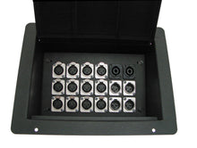 Load image into Gallery viewer, PROCRAFT FPPL-18X-BK - Recessed Stage Pocket / Floor Box 18 CH&#39;s - customizable