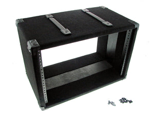 PROCRAFT 7U 12" Deep Rack Case in Black Carpet Wrap - Top Handles w/ Rack Screws