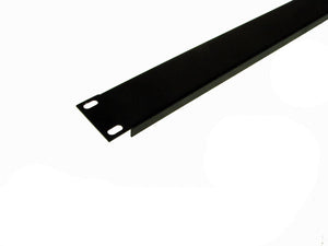 PROCRAFT RP1-FP 1U 16ga Formed Aluminum Rack Panel - Black Powder Coat (1 space)
