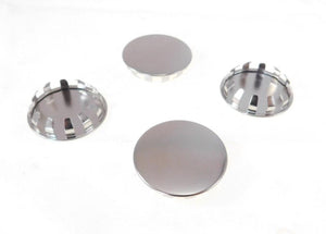 (4 PACK) 1-3/8" Nickel Plated Metal Hole Plugs for .047"-.125" metal SP-1.375-NK