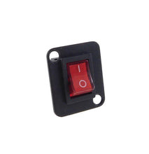 Load image into Gallery viewer, Procraft D-Plate With CQC DPST 10 Amp Illuminated Red Rocker Swtch    D-T85/55