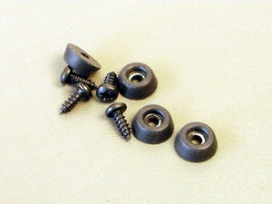 4 Pack Procraft Tapered Feet 1/2" Dia. x 3/16" Tall - With Screws FT-5187X4