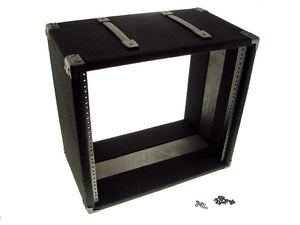 PROCRAFT 10U 12" Deep Rack Case in Black Carpet Wrap - Top Handles w/ Rack Screws