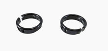 Load image into Gallery viewer, 2 Pack 1-1/2&quot;(Panel Hole) 1-1/4&quot; ID Split Locking Black Plastic Grommets 2883-P