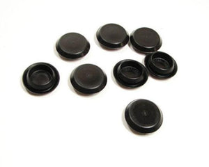 8 Pack Genuine New CAPLUGS Brand Flexible 3/4" Black Plastic Hole Plugs  BPF-3/4