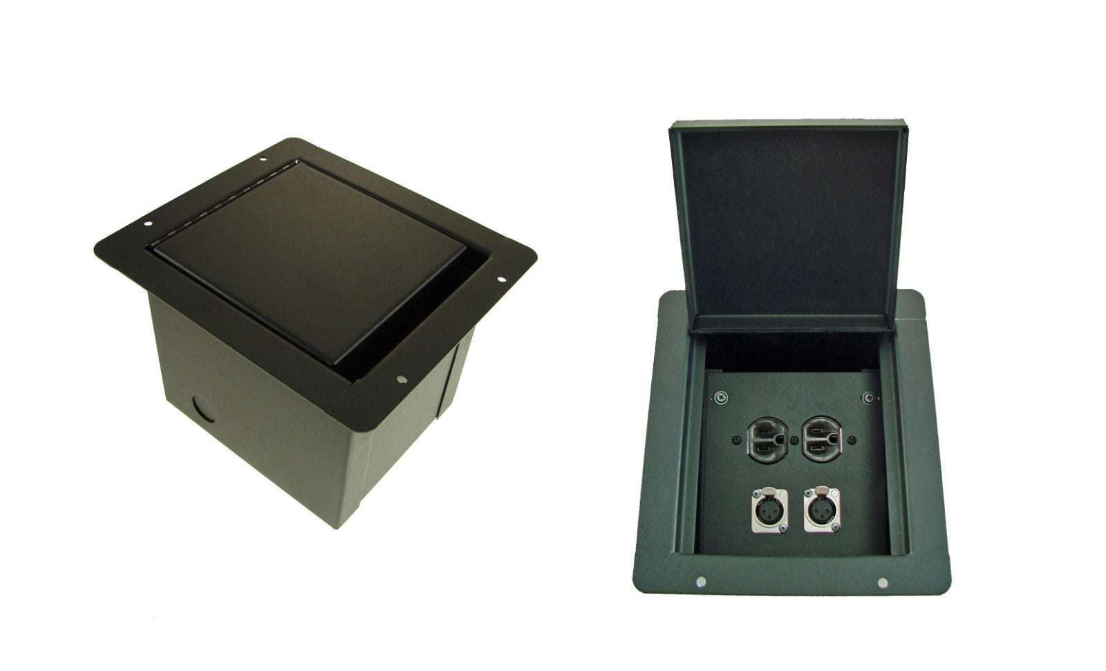 PROCRAFT FGML-1DUP2X-BK GAP Lid Recessed Stage Pocket / Floor Box