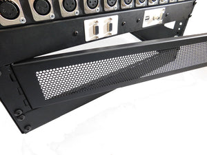 PROCRAFT HV-2 2U Hinged Vented Steel Rack Panel w/ Flanged edge (2 rack space)