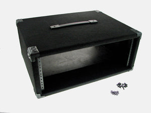 PROCRAFT 4U 16" Deep Rack Case in Black Carpet Wrap - Top Handle w/ Rack Screws