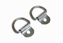 Load image into Gallery viewer, 2 Pack Steel D-Ring 1/8&quot; Diameter loop for Truck Trailer ATV   2150
