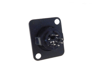 PROCRAFT D-PLATE 5-PIN MIDI / DIN panel mount connector #D-DIN-5