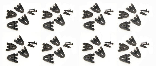 32 Pack Plastic Grill Clamps with Screws for Speaker - Subwoofer      GCX32