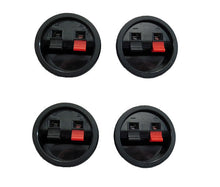 Load image into Gallery viewer, (4 PACK) PROCRAFT LHT095 Spring Loaded Press-In Speaker Terminal Cups - 1-7/8&quot;