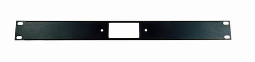 PROCRAFT AFP1U-1DEC-BK 1U Formed Aluminum Rack Panel  w/ 1 decora punch
