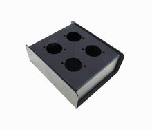 Load image into Gallery viewer, PROCRAFT PB2-4X-BK Steel Project Box 4 1/2&quot; x 3-3/4&quot; x 1 5/8&quot; w/ 4 &quot;D&quot; punches