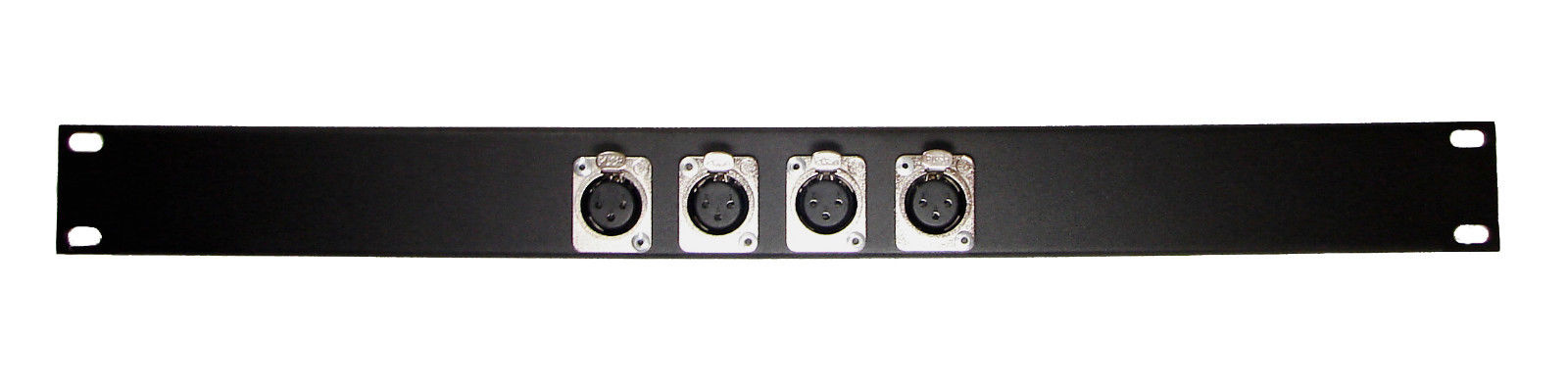PROCRAFT AFP1U-4XF-BK 1U Formed Aluminum Rack Panel w/ 4 XLRF (or any