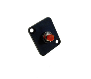 PROCRAFT D-25019 "D" plate w/ 1) Normally Open Momentary Switch