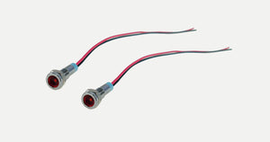 2 Pack Procraft 6mm 115v LED Indicator Lamp Red    6ZSD.X-115-R