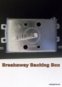 PROCRAFT FPMU-1DUP2X-BK Recessed Stage Pocket / Floor Box 1 AC + 2 "D" punches