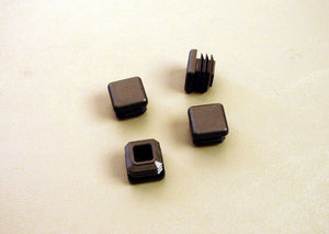 4 Pack  3/4" OD Square Tubing Plugs (ID .6"-.67")  SQR-3/4-14-20