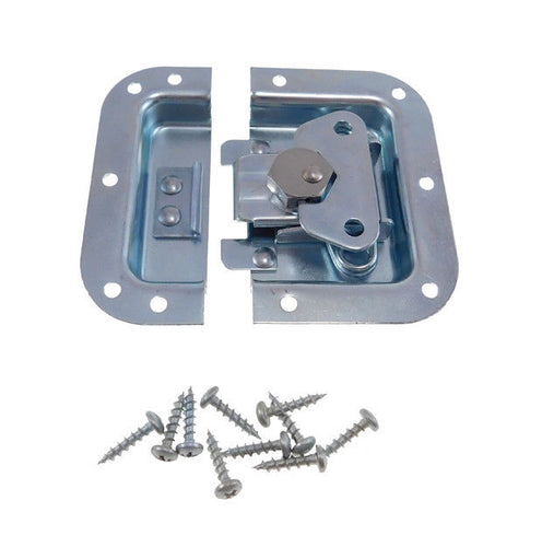 RELIABLE HARDWARE A3020D Recessed Butterfly Latch w/Align Dowel - ZINC