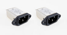 Load image into Gallery viewer, 2 Pack Noise Filter, AC Line 10A, 115/250VAC, IEC Input DR-10A2IL