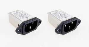 2 Pack Noise Filter, AC Line 10A, 115/250VAC, IEC Input DR-10A2IL