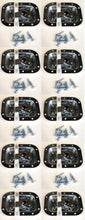 Load image into Gallery viewer, (10 PACK) PENN ELCOM 3758 Recessed Butterfly Latch for Racks/ Cases/ Cabs - ZINC