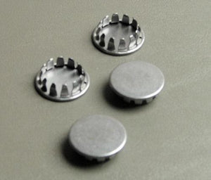 (4 PACK) 3/4" Plain Steel Metal Hole Plugs for .109"-.125" metal SP-750-PL