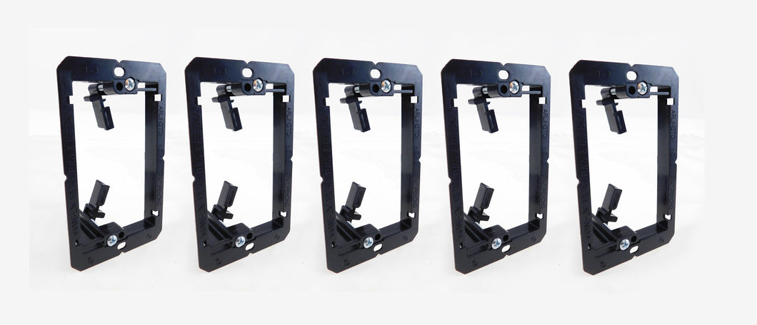 (5 PACK) ARLINGTON LV1 1 Gang Old Work Mounting Bracket - low voltage (PC#LY-022)