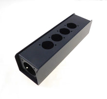 Load image into Gallery viewer, PROCRAFT PB1G-1G4X-BK Steel Project Box 8&quot; X 2-1/8&quot; X 1-7/8&quot; w/ 1)G + 4)D holes