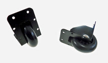 Load image into Gallery viewer, RELIABLE HARDWARE 9024BK Black Powder Coat Steel Recessed 2-3/4&quot; Caster (2 PACK)