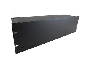 PROCRAFT RP3B-10-BK 3U 10" Deep Rack Mount Project Box - Aluminum Face/Steel Box