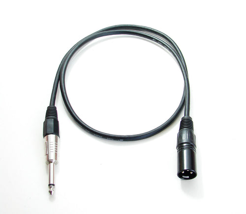PROCRAFT EM-MQM-3 Pro Grade 3FT Adaptor Cable XLRM to 1/4