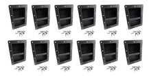 Load image into Gallery viewer, (12 PACK) PROCRAFT TYH-32 Blk Recessed Bar Handle for PA Cabinet &amp; Cases w/Screws